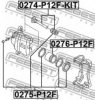 NISSA 4112171J00 Piston, brake caliper